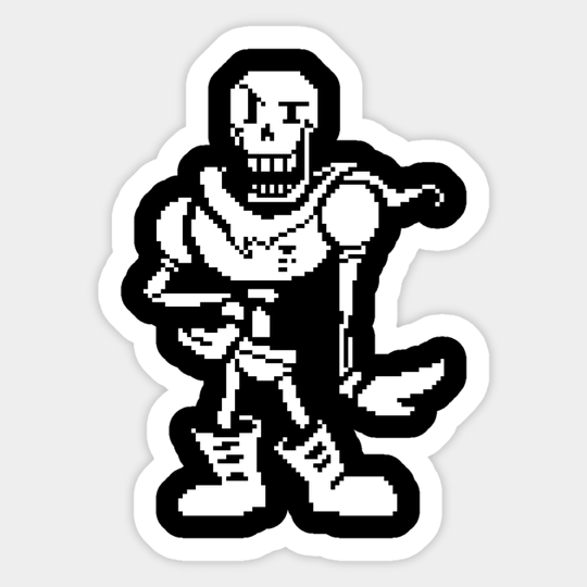 Papyrus - Undertale - Sticker