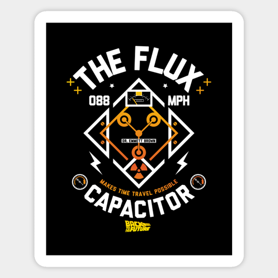Back To The Future The Flux Capacitor - Back To The Future - Sticker