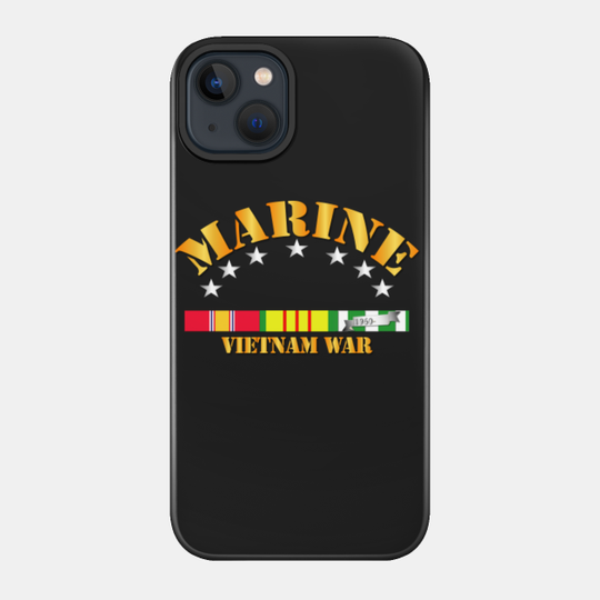 USMC - Vietnam War w SVC Ribbons - Usmc - Phone Case