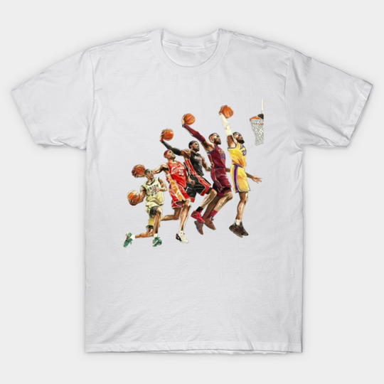 The Evolution of Lebron James - NBA Los Angeles Lakers - Nba - T-Shirt
