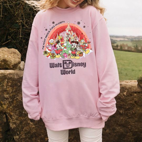 Vintage Disneyland Christmas Sweatshirt