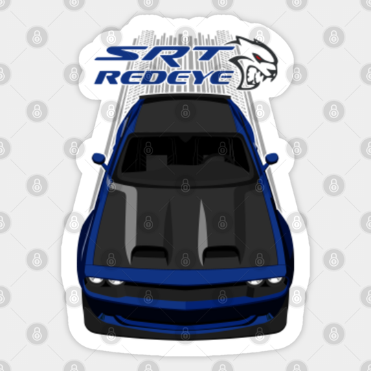 Challenger Hellcat Redeye - Blue and Matt Black - Hellcat Redeye - Sticker