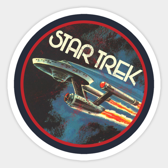 Star Trek Enterprise Vintage - Star Trek - Sticker