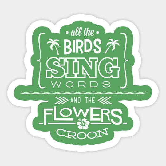 Enchanted Tiki Room - Sing Along - Disney - Sticker