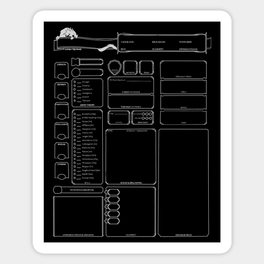 Dungeons and Dragons - Dungeons And Dragons - Sticker