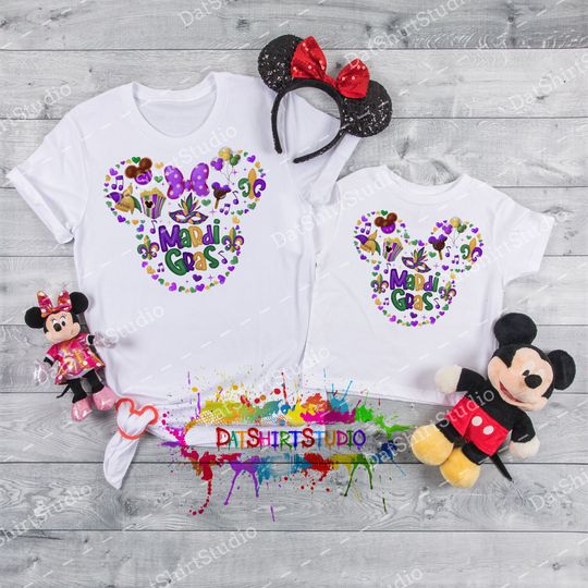 Disney Mardi Gras Shirts, Matching Disney, Going to Disney, Disney shirt, Disney Mardi Gras Trip