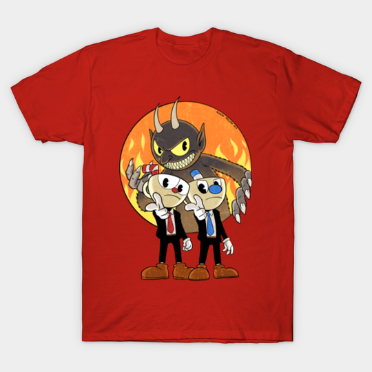 We are here to collect - Cuphead And Mugman - T-Shirt
