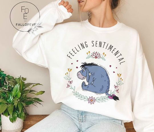 Disney Winnie The Pooh Eeyore Feeling Sentimental Sweatshirt