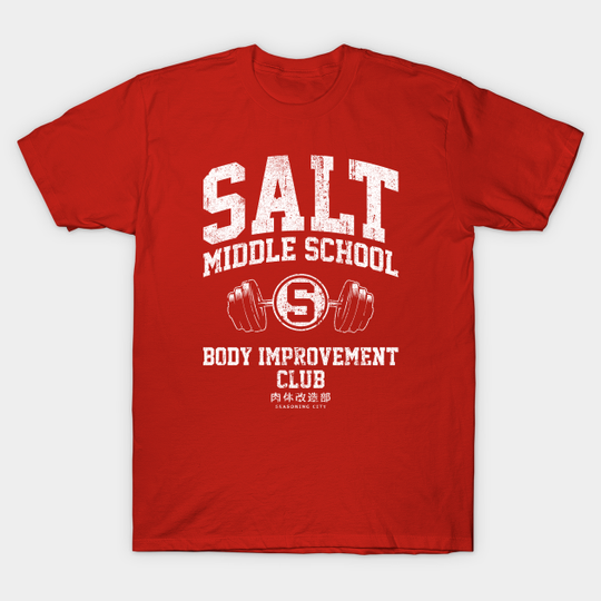Salt Middle School Body Improvement Club - Mob Psycho 100 - T-Shirt