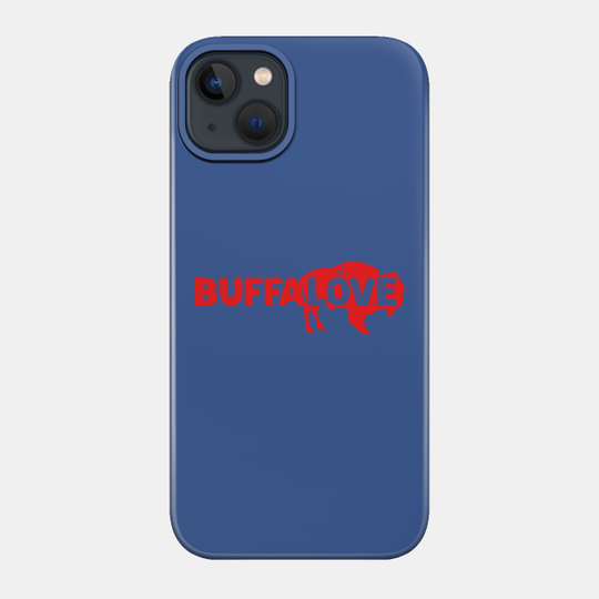 Buffalove Vintage Style Distressed Buffalo NY - Buffalo - Phone Case