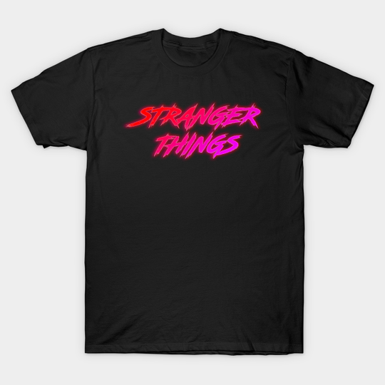 Stranger Things - Retro Neon - Stranger Things - T-Shirt