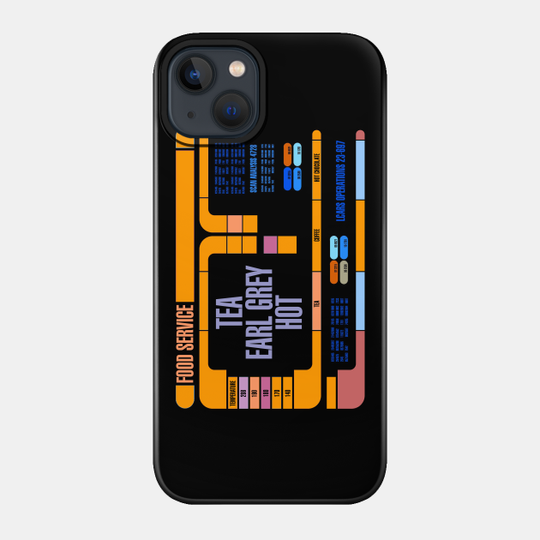 Captains Drink Tea! - Star Trek - Phone Case
