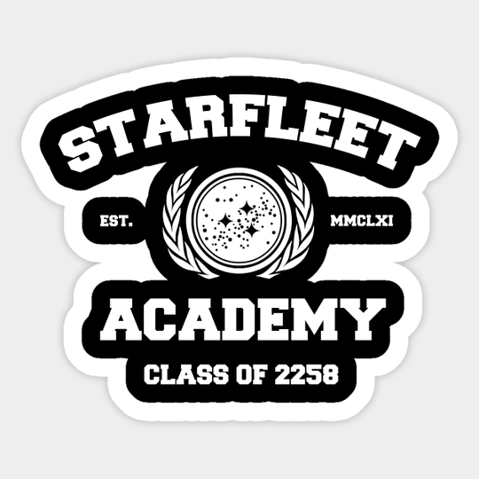 Starfleet Acadmey Class of 2258 White - Star Trek - Sticker