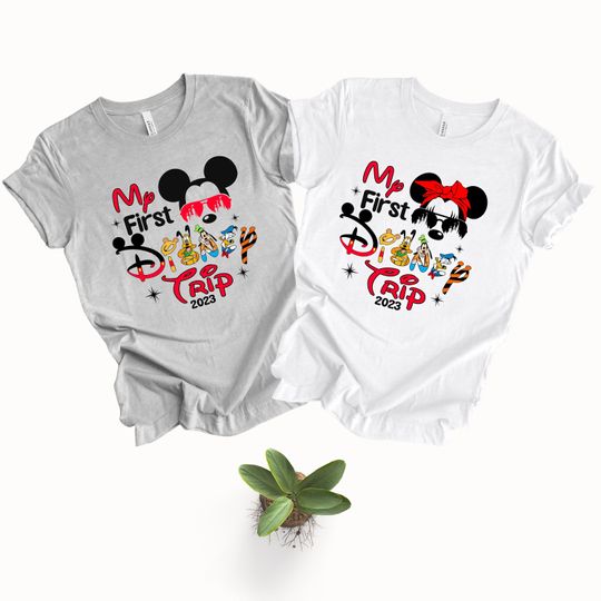 My First Disney Trip 2023 Shirt, Disney Cruise Shirt, Disneyland T-Shirt