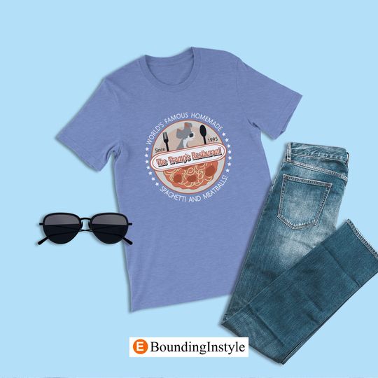 Lady and The Tramp Shirt, Tramp's Restaurant, , Disneyland Family Shirts, Disney World Couple Shirts