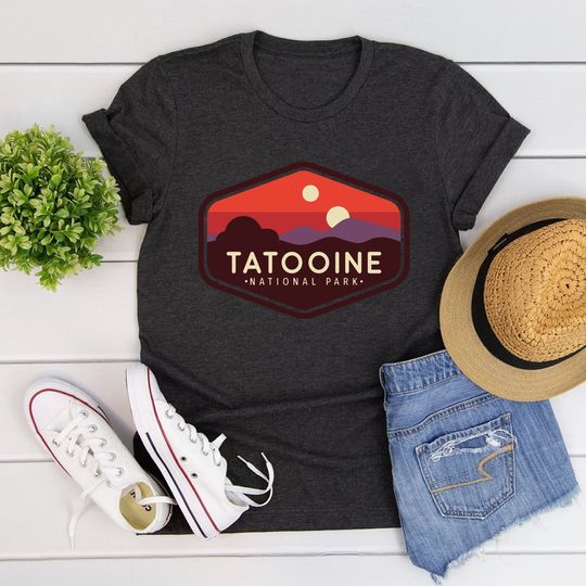 Star Wars T Shirt, Tatooine Sunset T-Shirt,  Tatooine T-Shirt, Unisex, Luke Skywalker Shirt, Disney