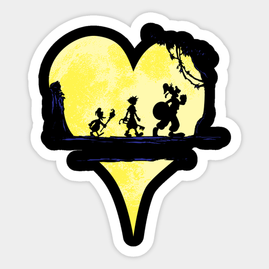 Kingdom Moonwalk - Kingdom Hearts - Sticker