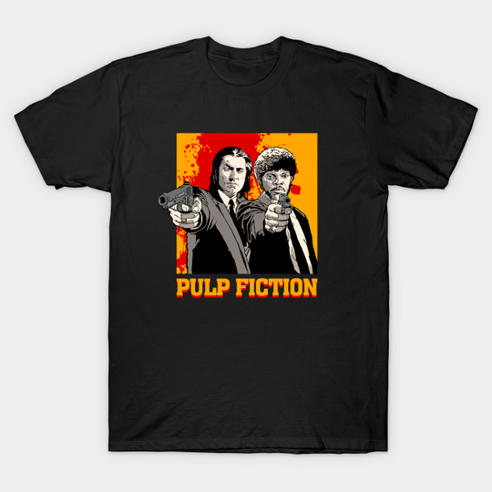 John Travolta Samuel L. Jackson pulp fiction - Pulp Fiction - T-Shirt