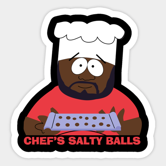 Chef's Chocolate Salty Balls - Chef Chocolate Salty Balls - Sticker