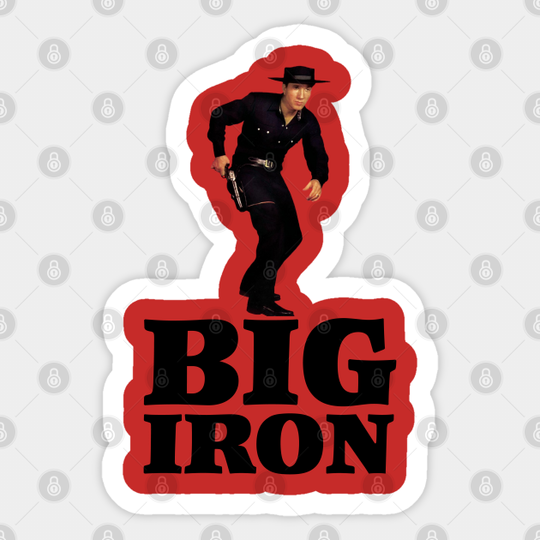 Marty Robbins Fans Only - Big Iron - Sticker