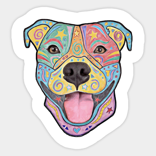 Pitbull - Dog - Sticker