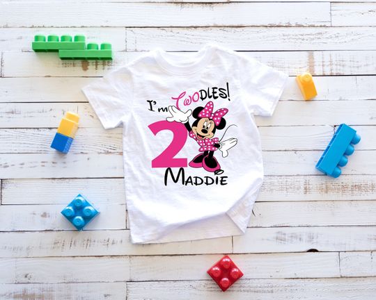 I'm Twodles Birthday Shirt | Minnie Mouse Birthday Shirt | Disney Birthday Shirt