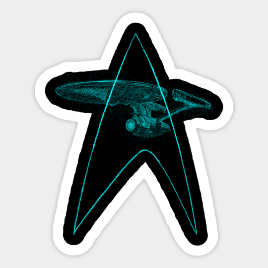 N.C.C. 1701 - Star Trek - Sticker