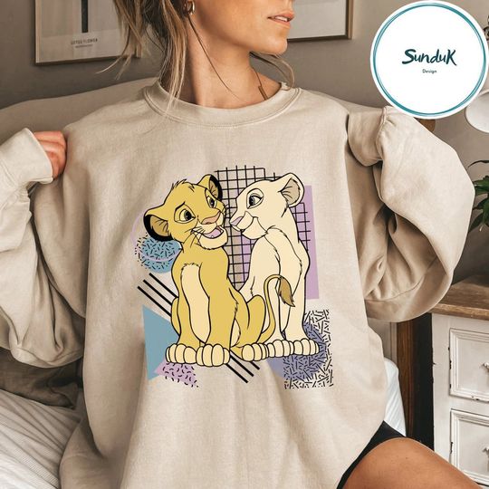 Disney Simba and Nala baby Lion King Sweatshirt
