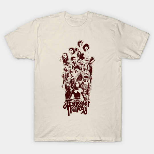 3 times stranger - Stranger Things - T-Shirt