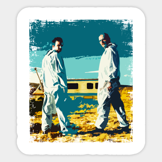 Jesse and Heisenberg - Breaking Bad - Sticker