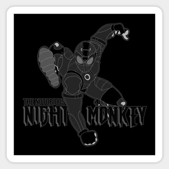 The Notorious Night-Monkey - Spider Man Far From Home - Sticker