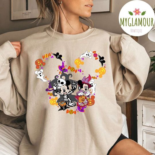 Disney Mickey and Friends Pumpkin Halloween Sweatshirt