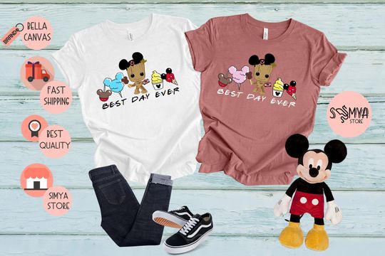 Groot Best Day Shirt, Disney Best Day Ever Shirt, Best Day Ever Shirt, Disneyworld Family Shirts