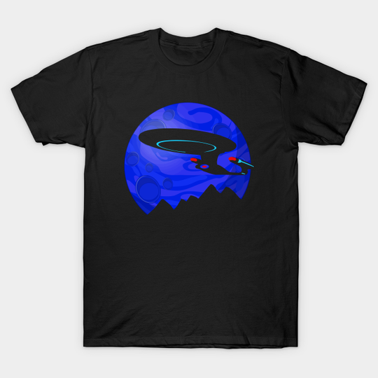 Enterprise D Planetfall - Star Trek - T-Shirt
