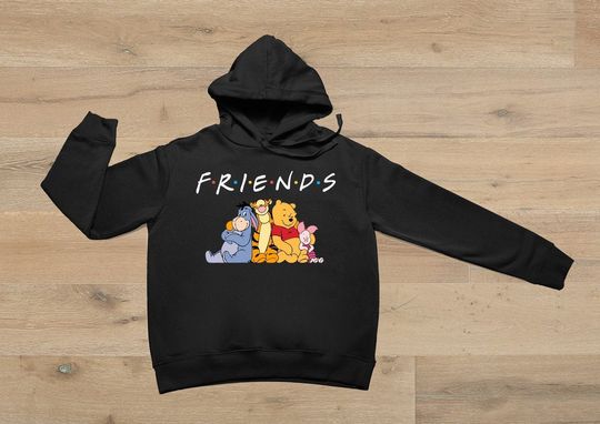 Winnie the Pooh Friends Hoodie, Disney family shirts