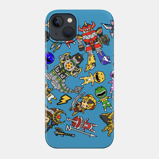 GO GO Rangers! - Power Rangers - Phone Case