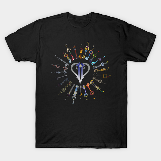Kingdom Hearts 2 Keyblades - Kingdom Hearts - T-Shirt
