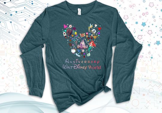 Disney Shirt, Disney Trip Shirt, 50th Anniversary Celebrating Matching Long Sleeve