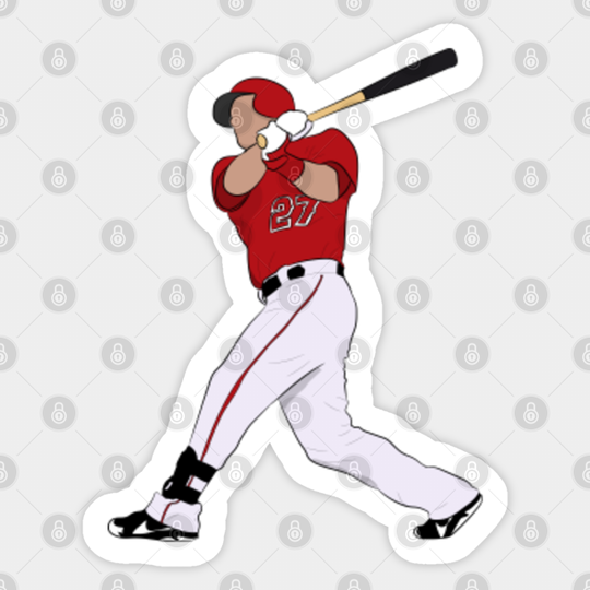 27 - Mike Trout - Sticker