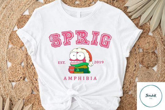 Disney Channel Amphibia Sprig Plantar Christmas Shirt