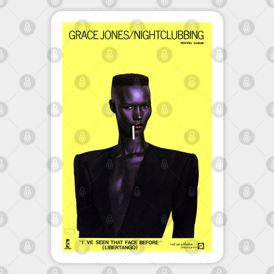 Grace Jones Nightclubbing - Grace Jones - Sticker