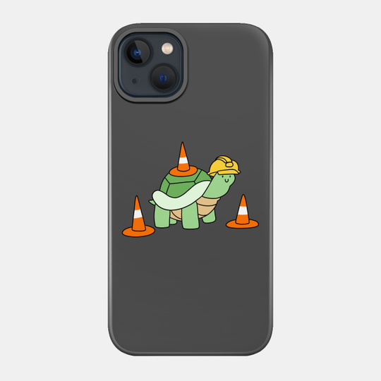 Traffic Cone Turtle - Turtle - Phone Case