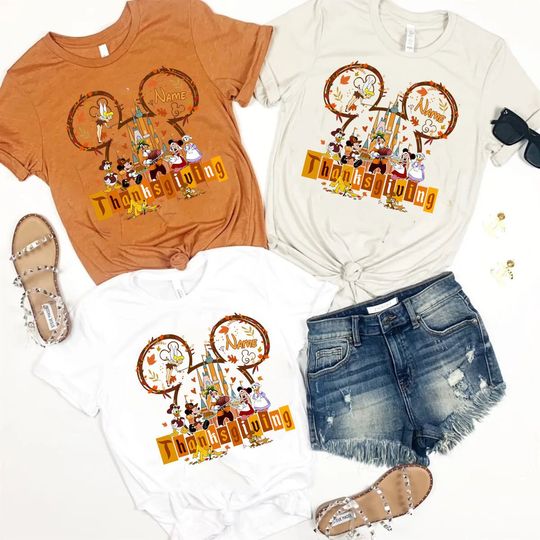 Disney Thanksgiving 2022 Custom Shirt, Magic Kingdom Fall Shirt, Disney Thanksgiving Family Shirt