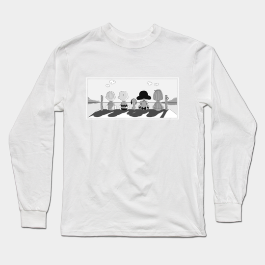 Landscape b/w - Peanuts - Long Sleeve T-Shirt