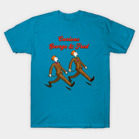Curious George And Fred - Harry Potter - T-Shirt