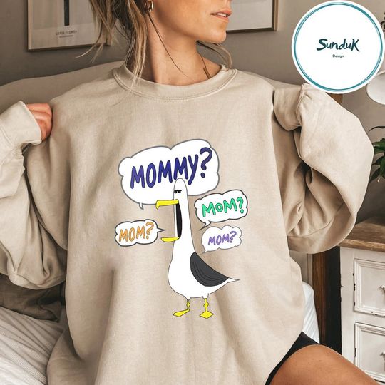 Disney Pixar Finding Nemo Mom Mommy Finding Seagull Sweatshirt