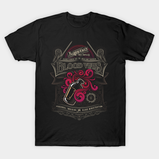 Yharnam's Blood Vials - Bloodborne - T-Shirt