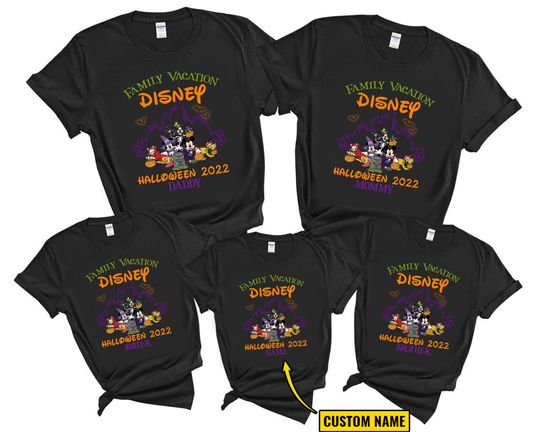 Disney Halloween Family Shirts, Disney Matching Shirts, Disney Trips Shirt