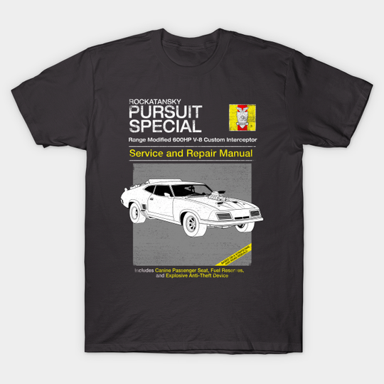 V-8 Interceptor Service and Repair - Mad Max - T-Shirt