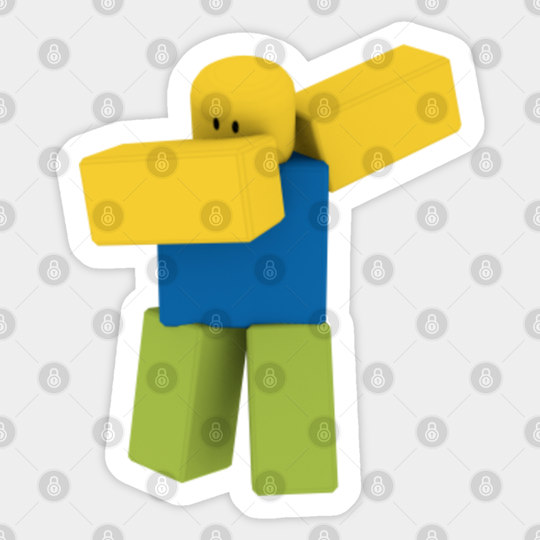 Dabbing Roblox Noob Dab - Roblox - Sticker